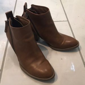 Cognac Brown Booties